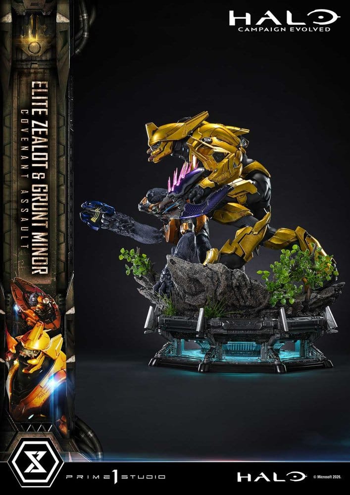 Halo: Campaign Evolved Ultimate Premium Masterline Series Statue 1/4 Elite Zealot & Grunt Minor: Covenant Assault 81 cm - Preorder - ETA: 25.07.2028