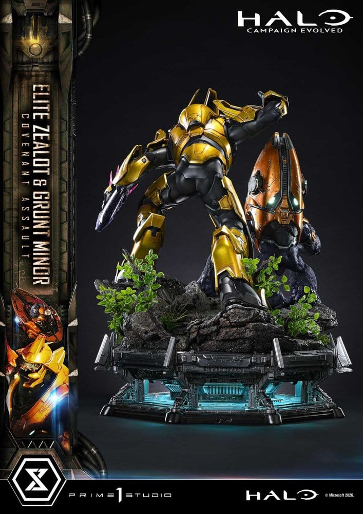 Halo: Campaign Evolved Ultimate Premium Masterline Series Statue 1/4 Elite Zealot & Grunt Minor: Covenant Assault 81 cm - Preorder - ETA: 25.07.2028