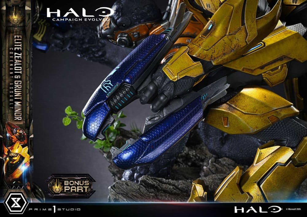 Halo: Campaign Evolved Ultimate Premium Masterline Series Statue 1/4 Elite Zealot & Grunt Minor: Covenant Assault Bonus Version 81 cm - Preorder - ETA: 25.07.2028