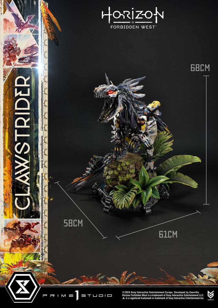 Horizon Forbidden West Ultimate Premium Masterline Series Statue 1/4 Clawstrider Bonus Version 68 cm - Preorder - ETA: 18.09.2026