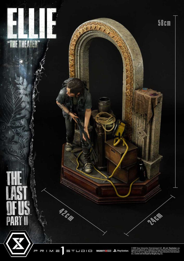 The Last of Us Part II Ultimate Premium Masterline Series Statue 1/4 Ellie "The Theater" Bonus Version 58 cm - Versand: 5-7 Tage nach Bestellung