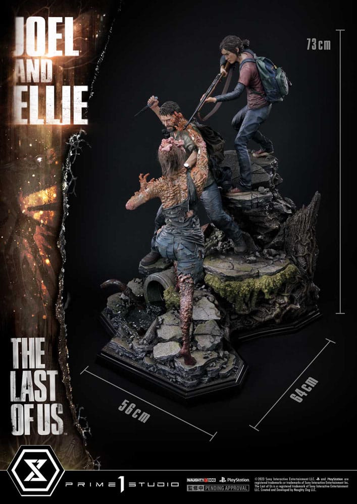 The Last of Us Part I Ultimate Premium Masterline Series Statue 1/4 Joel & Ellie (The Last of Us Part I) 73 cm - Versand: 7 Tage nach Bestellung