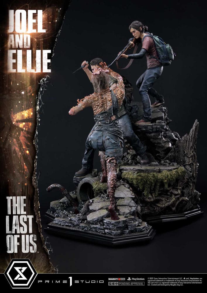 The Last of Us Part I Ultimate Premium Masterline Series Statue 1/4 Joel & Ellie (The Last of Us Part I) 73 cm - Versand: 7 Tage nach Bestellung