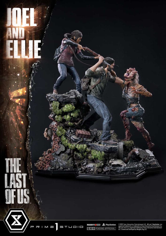 The Last of Us Part I Ultimate Premium Masterline Series Statue 1/4 Joel & Ellie (The Last of Us Part I) 73 cm - Versand: 7 Tage nach Bestellung