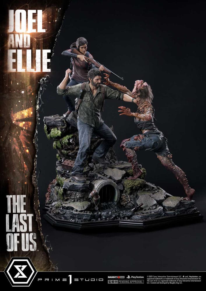 The Last of Us Part I Ultimate Premium Masterline Series Statue 1/4 Joel & Ellie (The Last of Us Part I) 73 cm - Versand: 7 Tage nach Bestellung