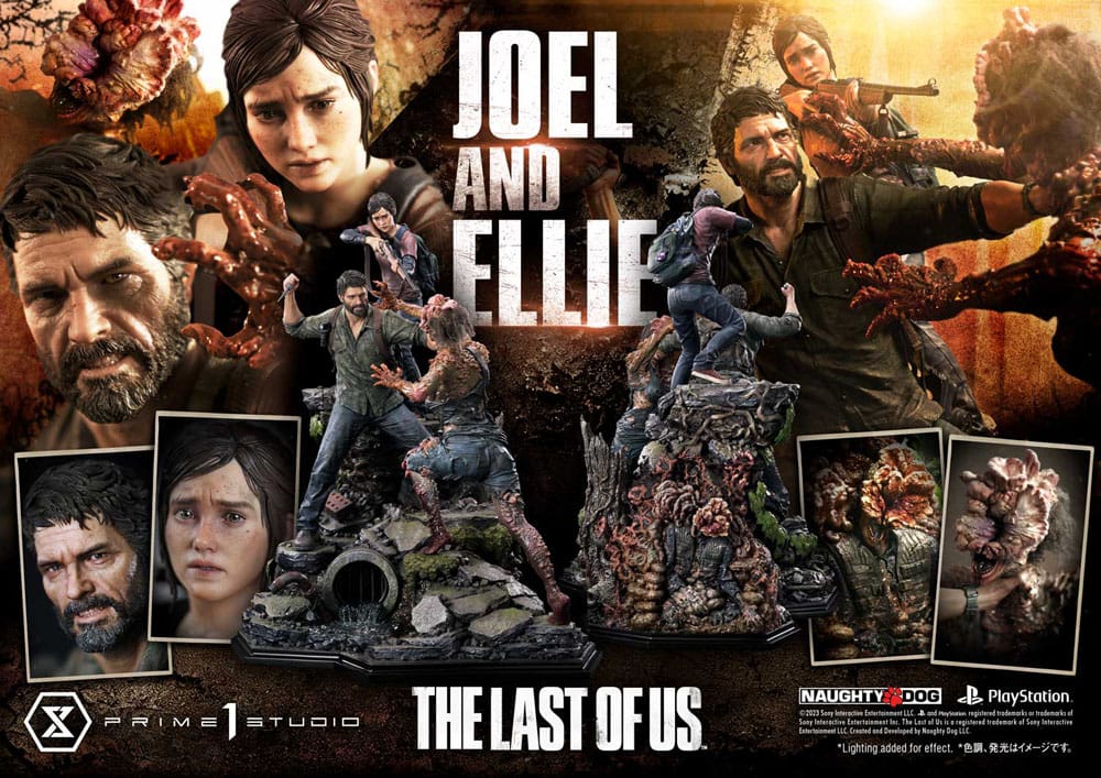 The Last of Us Part I Ultimate Premium Masterline Series Statue Joel & Ellie Deluxe Version (The Last of Us Part I) 73 cm - Preorder - ETA: 20.01.2026