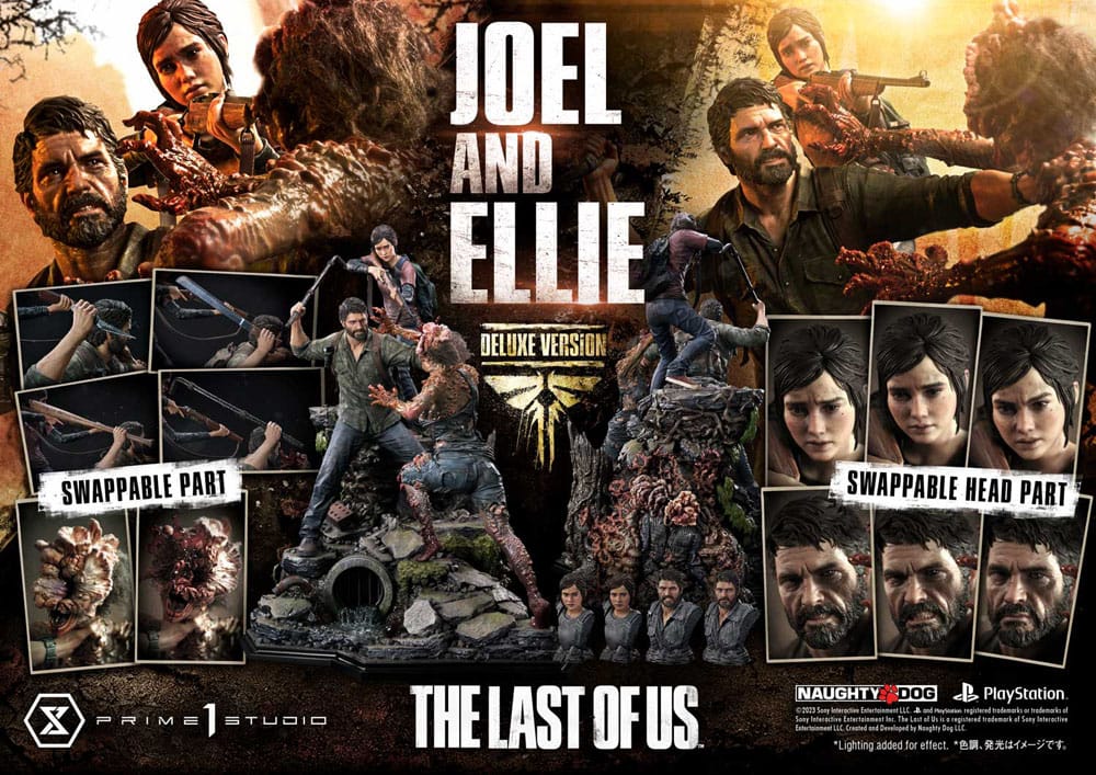 The Last of Us Part I Ultimate Premium Masterline Series Statue Joel & Ellie Deluxe Version (The Last of Us Part I) 73 cm - Preorder - ETA: 20.01.2026