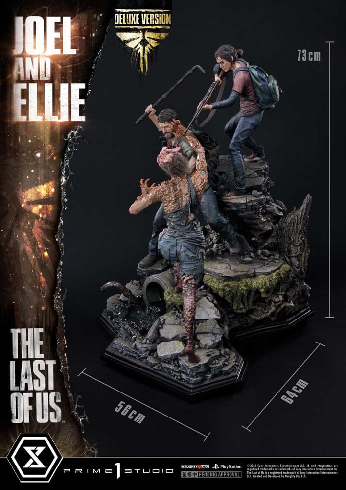 The Last of Us Part I Ultimate Premium Masterline Series Statue Joel & Ellie Deluxe Bonus Version (The Last of Us Part I) 73 cm - Preorder - ETA: 20.01.2026
