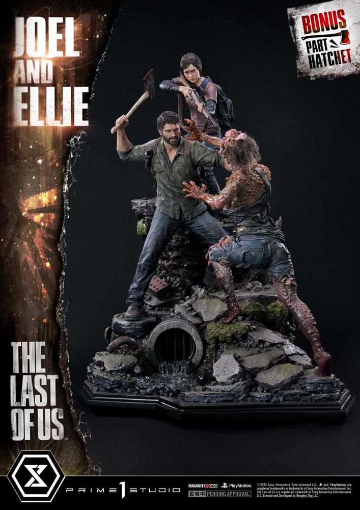 The Last of Us Part I Ultimate Premium Masterline Series Statue Joel & Ellie Deluxe Bonus Version (The Last of Us Part I) 73 cm - Preorder - ETA: 20.01.2026