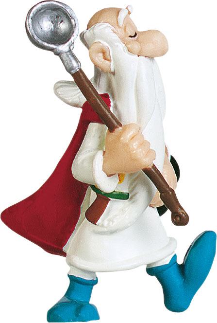Asterix Figur Miraculix mit Kelle 8 cm - Versand: 7 Tage nach Bestellung