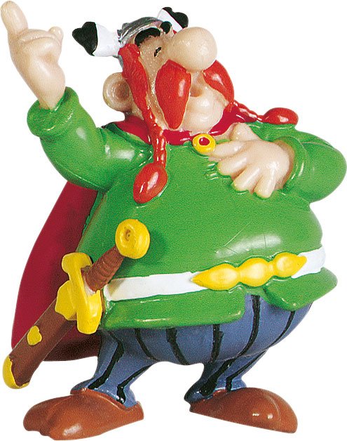 Asterix Figur Majestix der Chef 6 cm - Versand: 7 Tage nach Bestellung