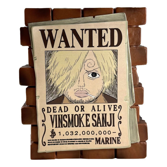 One Piece Spardose Sanji Wanted  - Versand: 5-7 Tage nach Bestellung
