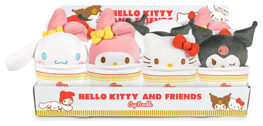 Hello Kitty &amp; Friends Plüschfiguren &nbsp;- Cup Noodles 16 cm Sortiment (24) - Preorder - ETA: 10.09.2026