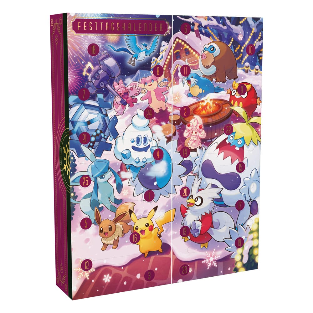 Pokémon TCG Adventskalender 2025 Deutsche Version - beschädigte Verpackung - sofort lieferbar