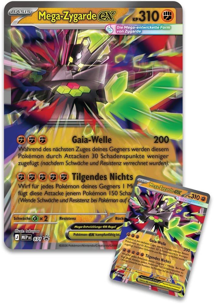 Pokémon TCG Premium-Kollektion Mega-Zygarde EX - Deutsche Version - sofort verfügbar