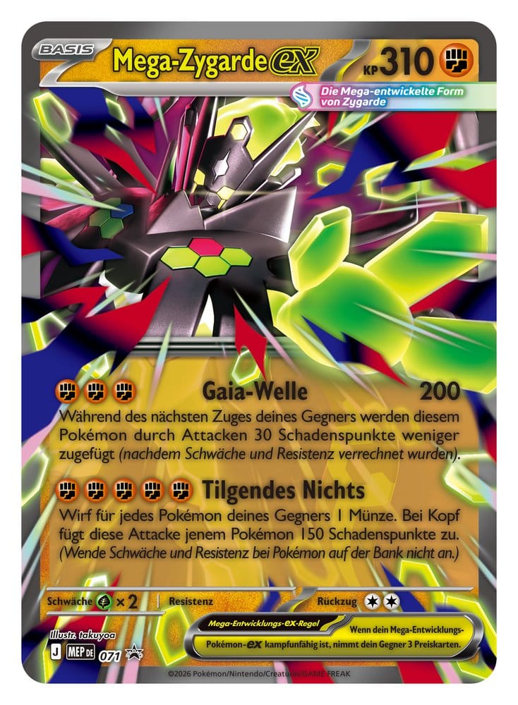 Pokémon TCG Premium-Kollektion Mega-Zygarde EX - Deutsche Version - sofort verfügbar