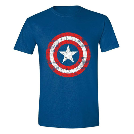 Marvel T-Shirt Captain America Cracked Shield Größe XL  - Versand: 7 Tage nach Bestellung