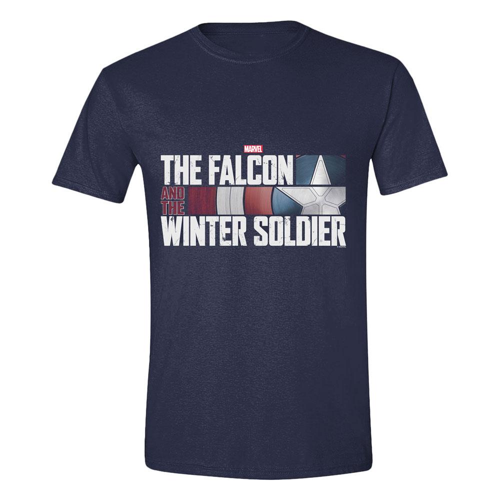 The Falcon and the Winter Soldier T-Shirt Action HR Logo Navy Größe XL - Versand: 5-7 Tage nach Bestellung