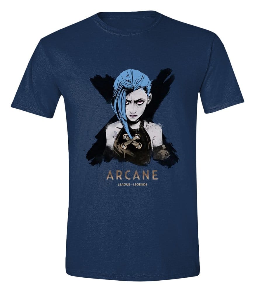 Arcane T-Shirt Jinx Portrait Größe L - Preorder - ETA: 25.08.2026