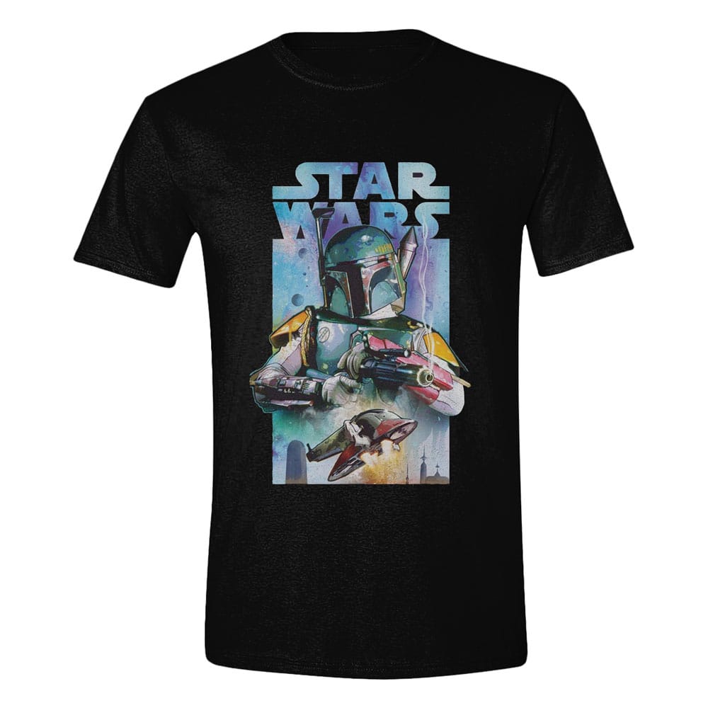 Star Wars T-Shirt Boba Fett Poster Größe M - Versand: 7 Tage nach Bestellung