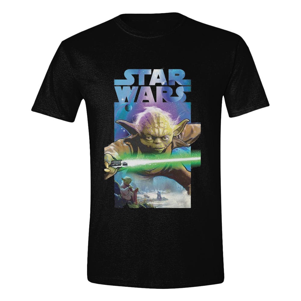 Star Wars T-Shirt Yoda Poster Größe S - Versand: 7 Tage nach Bestellung