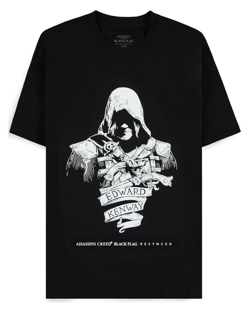 Assassin's Creed T-Shirt Black Flag Resynched Edward Kenway Größe L - Preorder - ETA: 25.08.2026