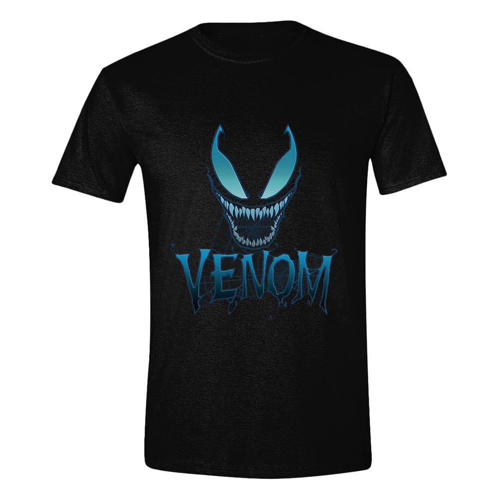 Marvel T-Shirt Venom Blue Web Face Größe M - Versand: 7 Tage nach Bestellung