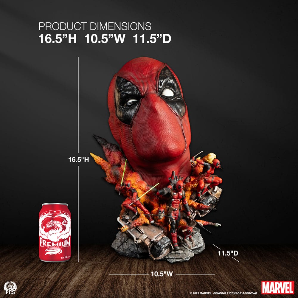 Marvel Fine Art Büste Deadpool 42 cm  - Preorder - ETA: 27.01.2027