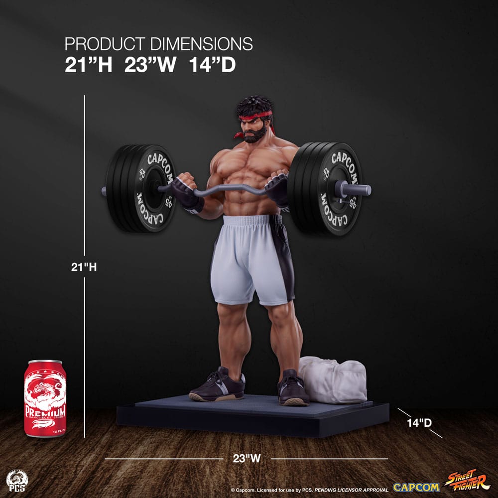 Street Fighter Premier Series Statue 1/4 Ryu Battle Edition: Powerlifting 53 cm      - Preorder - ETA: 15.08.2026
