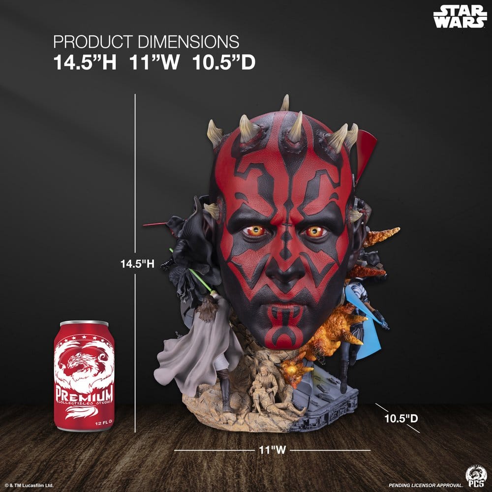 Star Wars Fine Art Büste Darth Maul 37 cm - Preorder - ETA: 25.02.2028