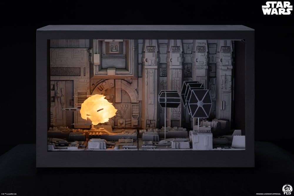 Star Wars Movie Moments Mini Scale Diorama Trench Run 23 cm - Preorder - ETA: 25.01.2028