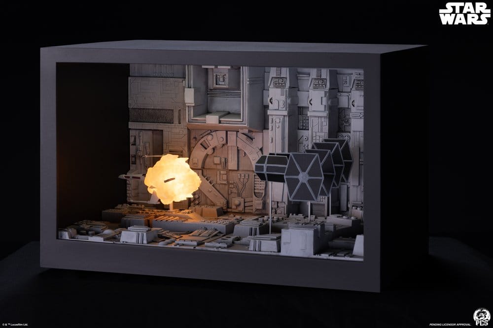 Star Wars Movie Moments Mini Scale Diorama Trench Run 23 cm - Preorder - ETA: 25.01.2028