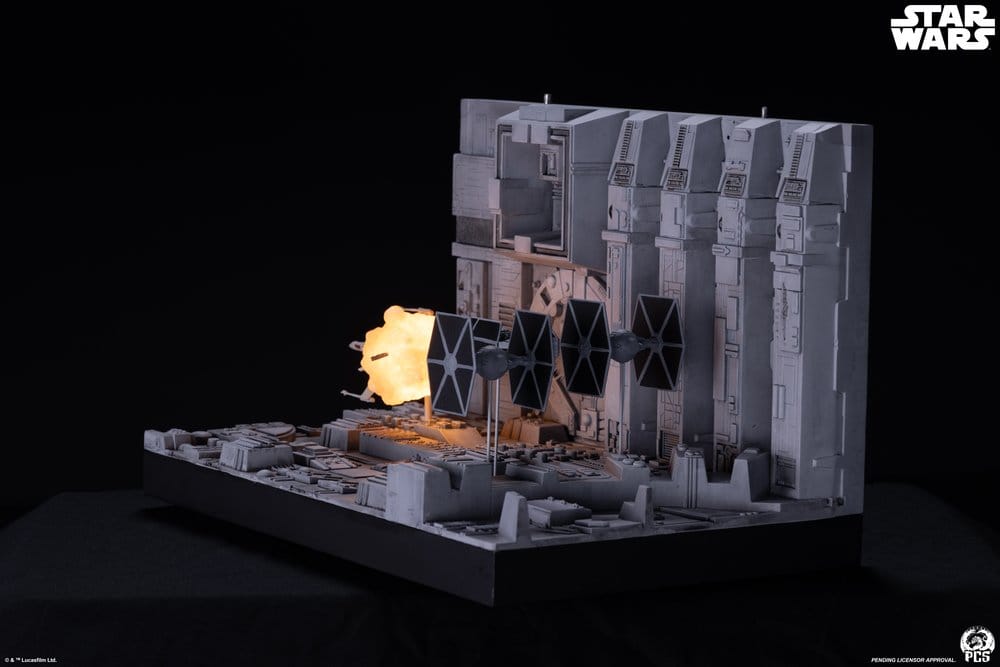 Star Wars Movie Moments Mini Scale Diorama Trench Run 23 cm - Preorder - ETA: 25.01.2028