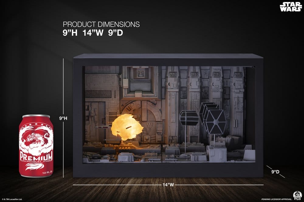 Star Wars Movie Moments Mini Scale Diorama Trench Run 23 cm - Preorder - ETA: 25.01.2028