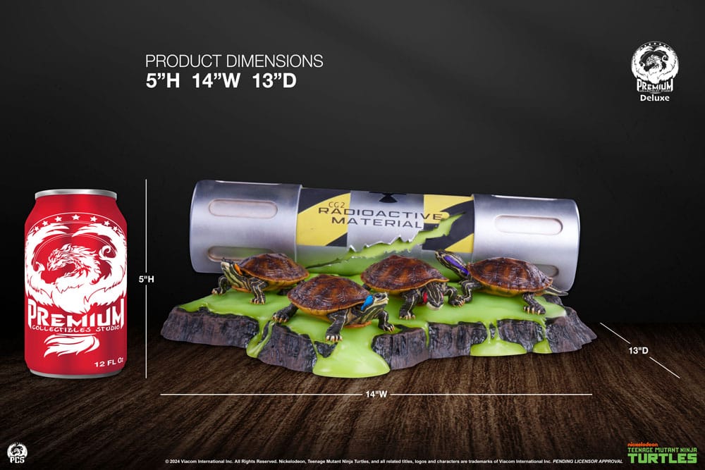 Teenage Mutant Ninja Turtles Diorama Statue 1/1 Origins 13 cm    - Preorder - ETA: 20.12.2025