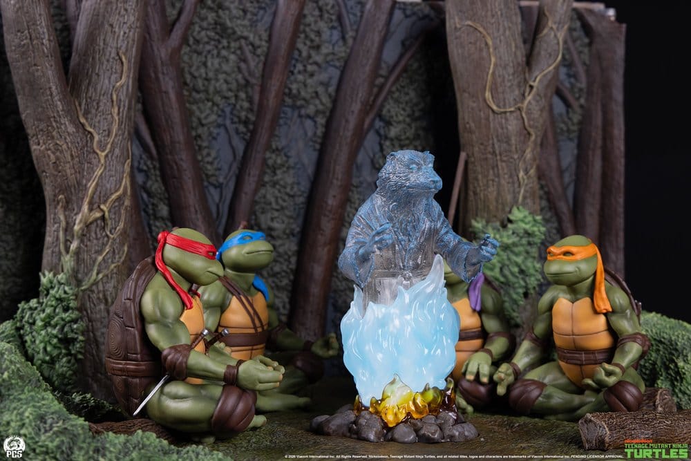 Teenage Mutant Ninja Turtles (Movie Moments) Mini Scale Diorama Splinter's Spirit 36 cm - Preorder - ETA: 28.12.2027