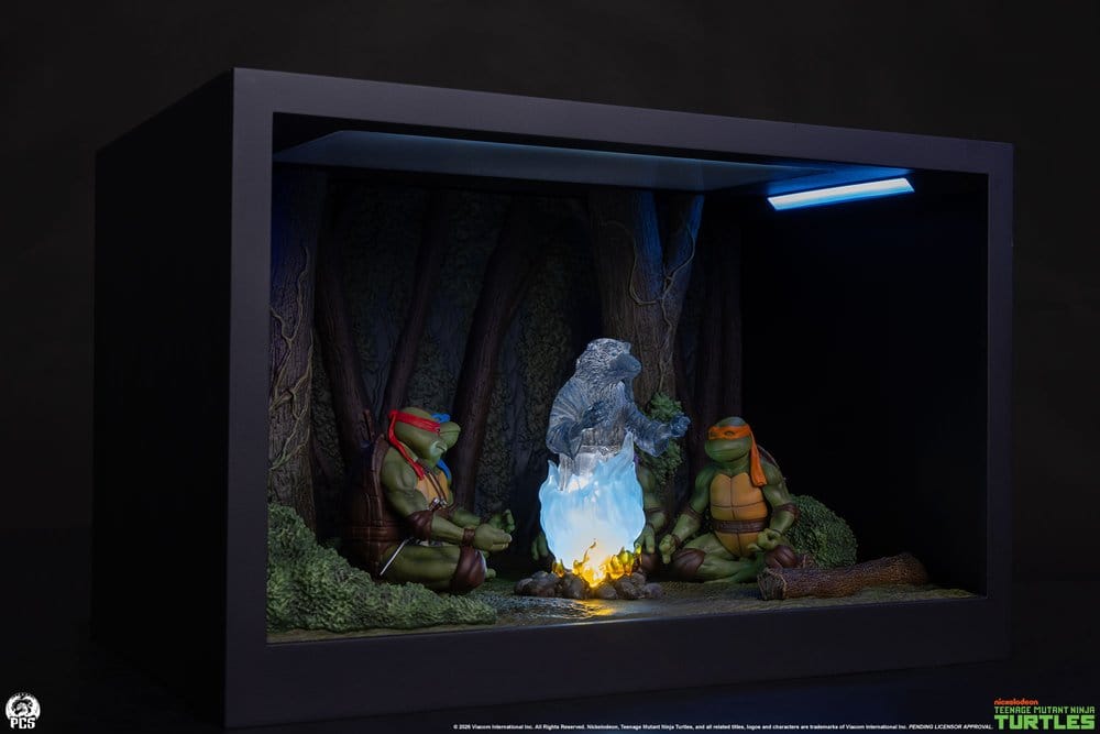 Teenage Mutant Ninja Turtles (Movie Moments) Mini Scale Diorama Splinter's Spirit 36 cm - Preorder - ETA: 28.12.2027