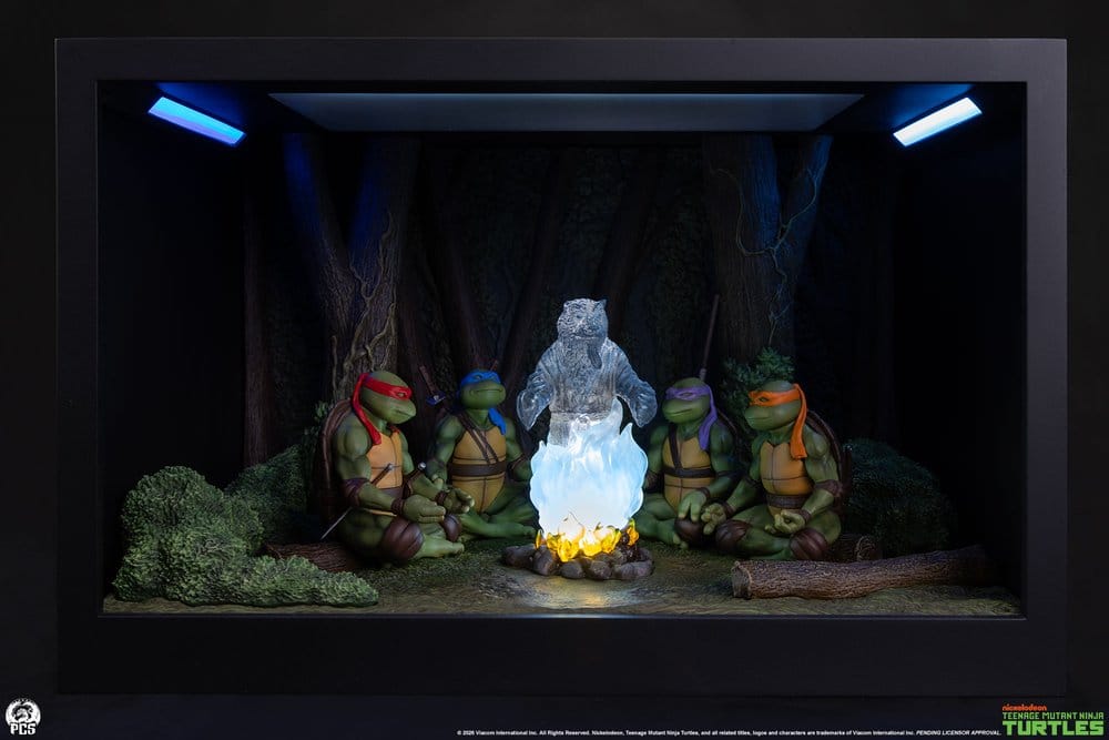 Teenage Mutant Ninja Turtles (Movie Moments) Mini Scale Diorama Splinter's Spirit 36 cm - Preorder - ETA: 28.12.2027