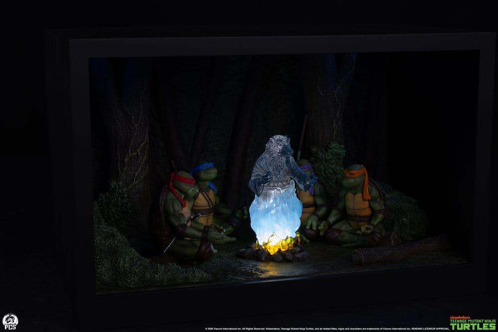 Teenage Mutant Ninja Turtles (Movie Moments) Mini Scale Diorama Splinter's Spirit 36 cm - Preorder - ETA: 28.12.2027