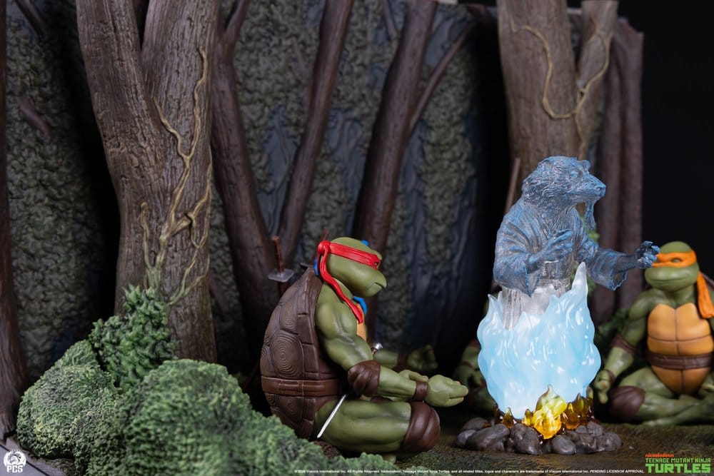 Teenage Mutant Ninja Turtles (Movie Moments) Mini Scale Diorama Splinter's Spirit 36 cm - Preorder - ETA: 28.12.2027