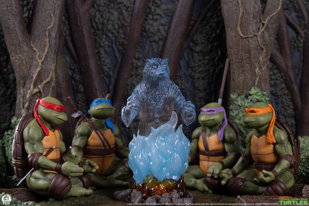 Teenage Mutant Ninja Turtles (Movie Moments) Mini Scale Diorama Splinter's Spirit 36 cm - Preorder - ETA: 28.12.2027