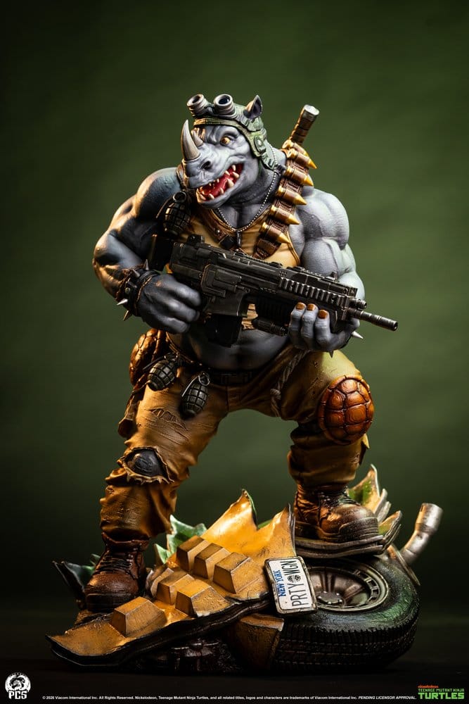 Teenage Mutant Ninja Turtles Legends Statue 1/3 Rocksteady 69 cm  - Preorder - ETA: 25.02.2027