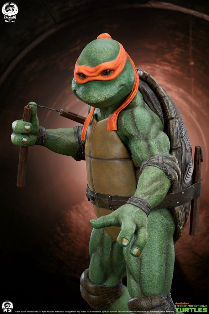 Teenage Mutant Ninja Turtles Statue 1/2 Michelangelo Deluxe Edition 84 cm - Preorder - ETA: 25.08.2027