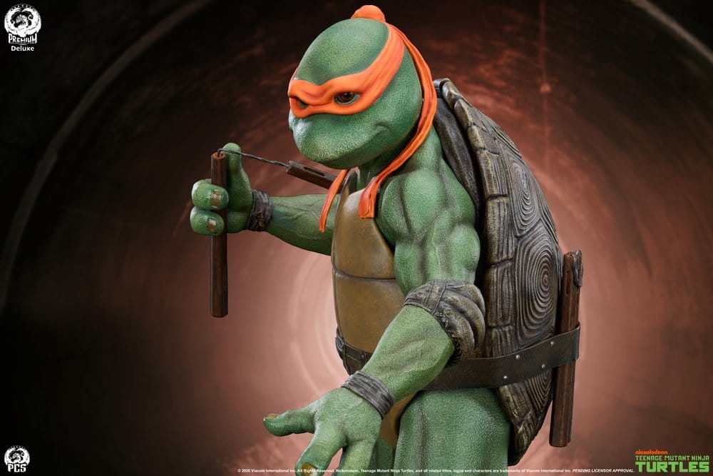 Teenage Mutant Ninja Turtles Statue 1/2 Michelangelo Deluxe Edition 84 cm - Preorder - ETA: 25.08.2027