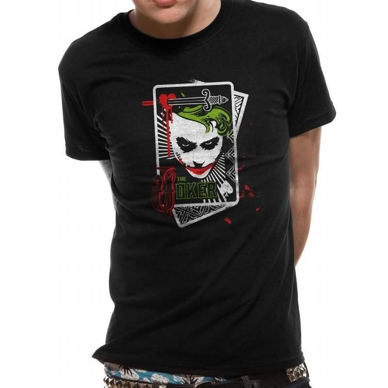 The Dark Knight T-Shirt Playing Card Größe S - Versand: 7 Tage nach Bestellung
