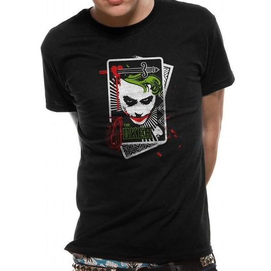 The Dark Knight T-Shirt Playing Card Größe L - Versand: 7 Tage nach Bestellung