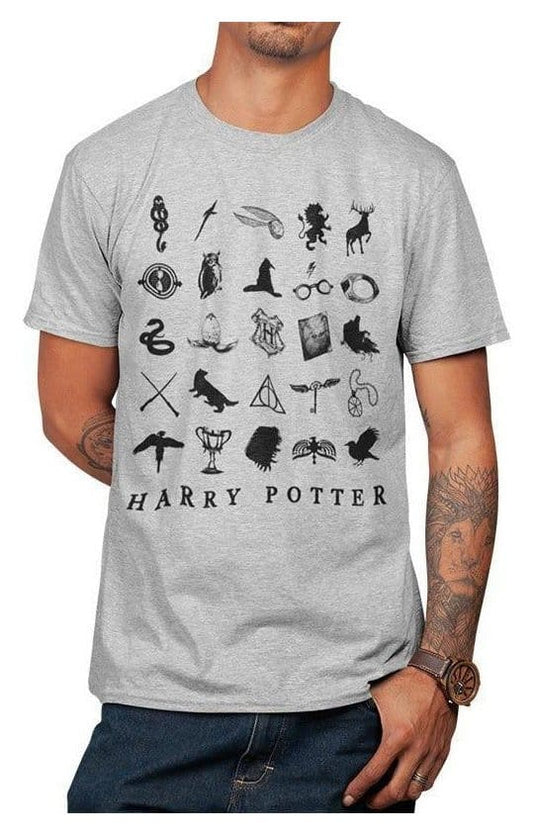 Harry Potter T-Shirt Icons Größe XXL - Versand: 7 Tage nach Bestellung
