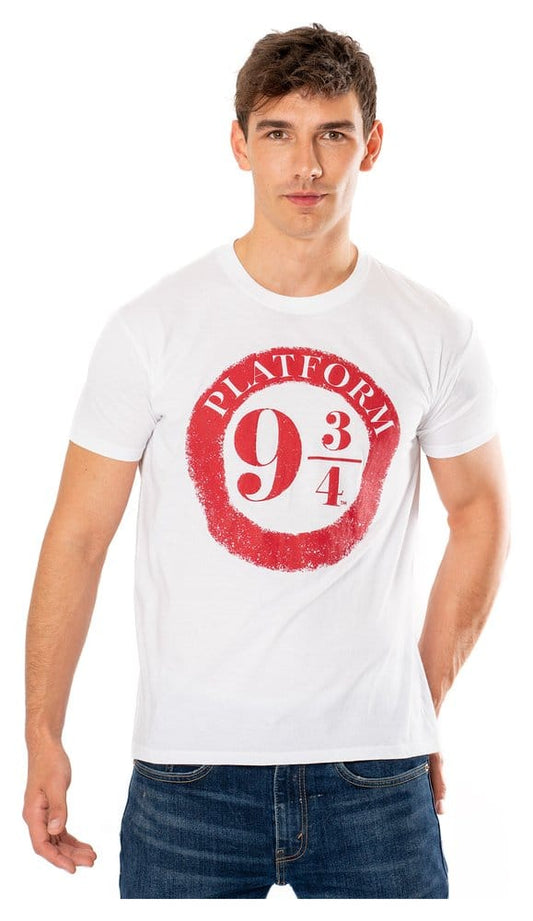 Harry Potter T-Shirt Platform 9 3/4 Raised Print Größe XL - Versand: 7 Tage nach Bestellung