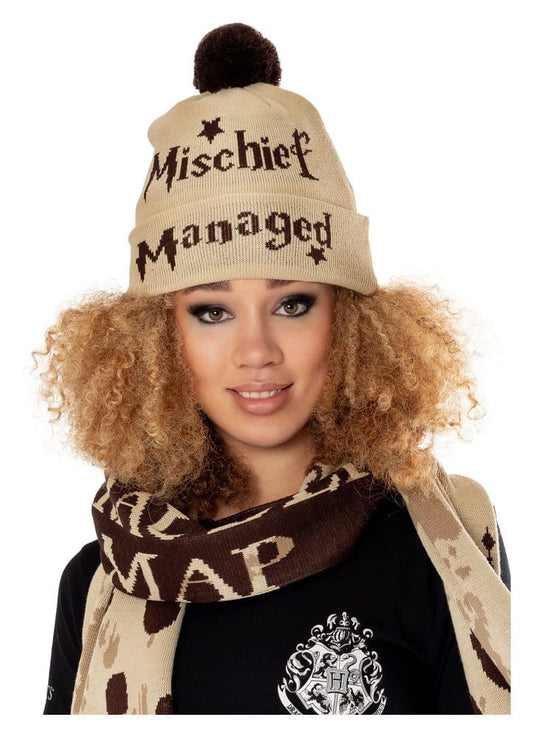 Harry Potter Beanie Marauders Map - Versand: 7 Tage nach Bestellung