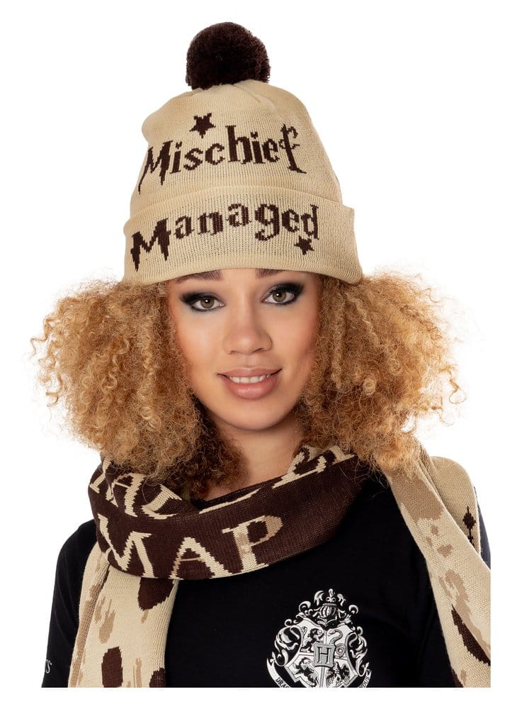 Harry Potter Beanie Marauders Map - Versand: 7 Tage nach Bestellung